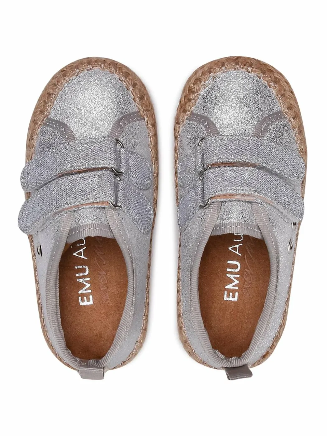 Espadrillas Millner Metallic K12506 Argento