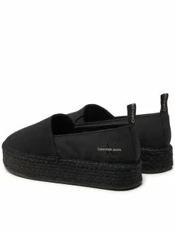 Espadrillas Platform Espadrille Mix Ml Mtl YW0YW01622 Nero