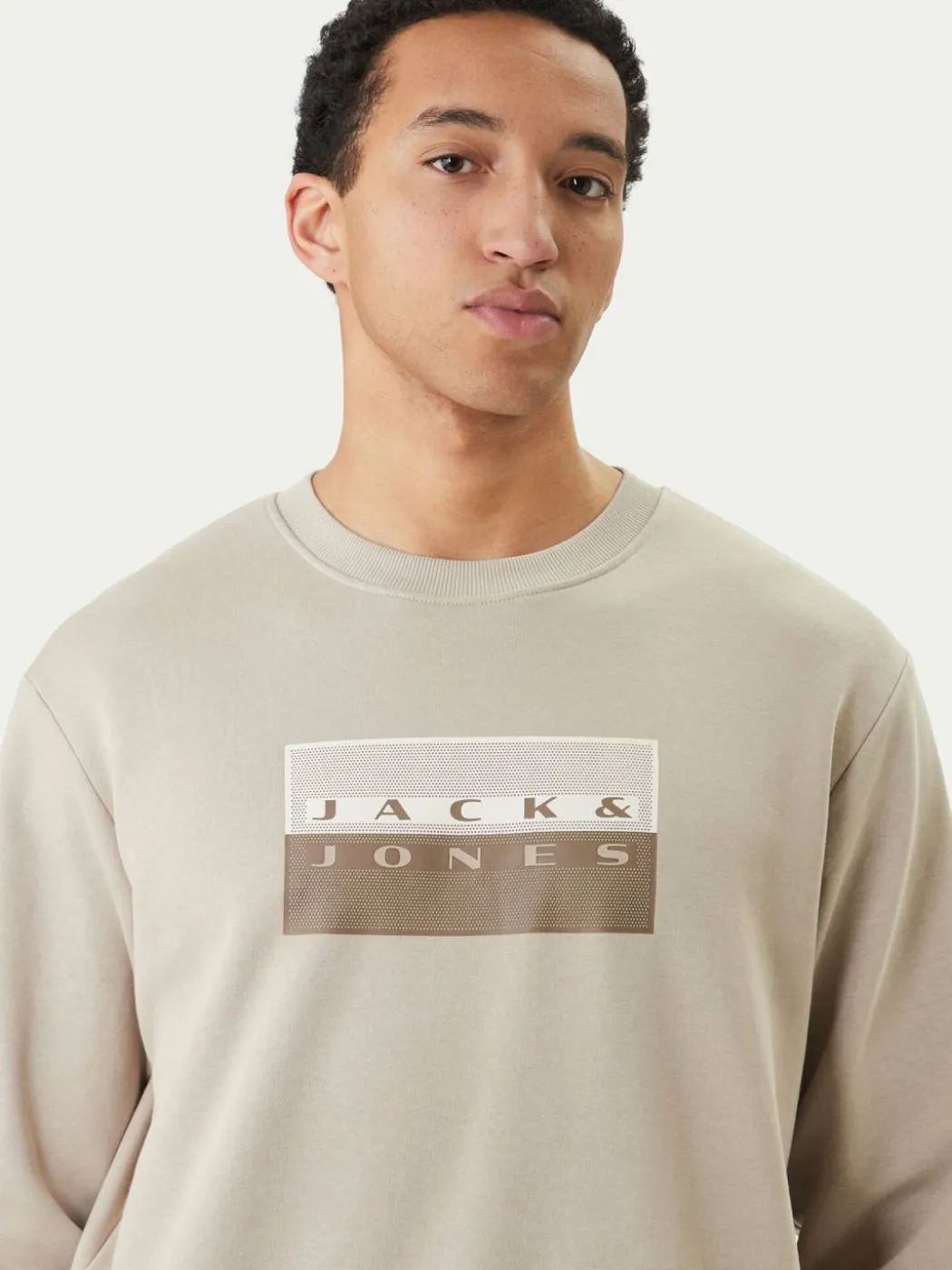 Felpa Fusion 12289807 Grigio Relaxed Fit