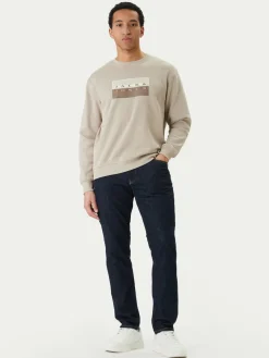 Felpa Fusion 12289807 Grigio Relaxed Fit