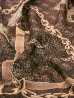 Foulard AW5537 POL03 Marrone