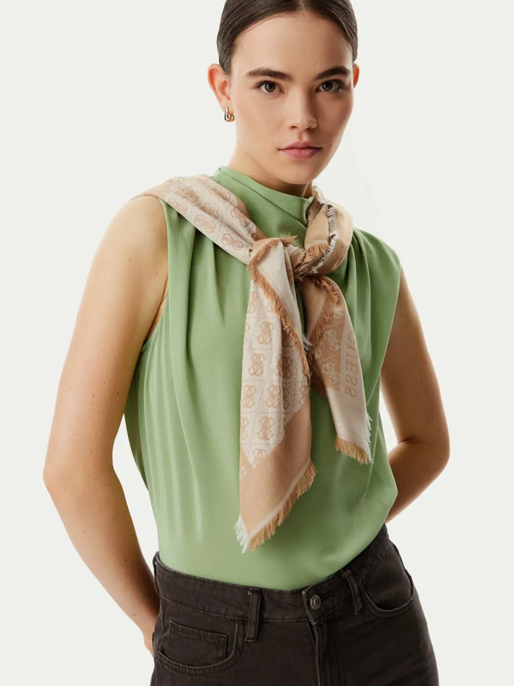 Foulard AW5449 VIS03 Beige