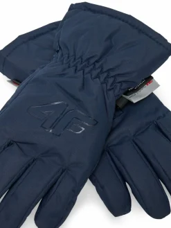 Guanti da sci 4FJWAW24AFGLU130 Blu scuro