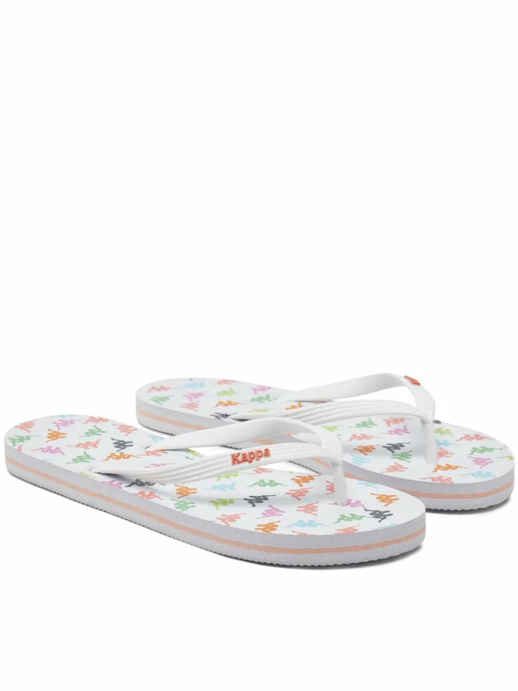 Infradito 351C22W White - Pink Coral - Pink Fuchsia Multicolore