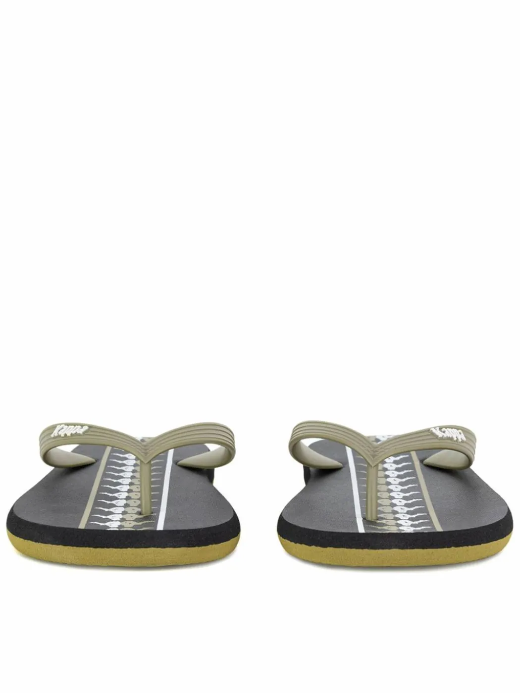 Infradito 371G1LW Green Military - Black - White Multicolore