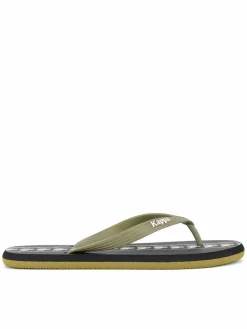 Infradito 371G1LW Green Military - Black - White Multicolore