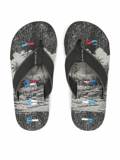 Infradito Tjm Elevated Beach Sandal EM0EM01561 Nero