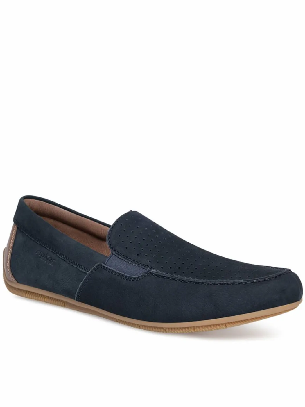 Mocassini 09555-14 Blu scuro