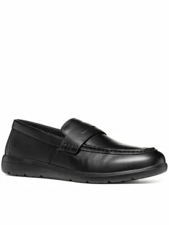 Mocassini U Leitan U663QB 00085 C9999 Nero