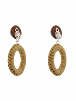Orecchini a clip 2615751065650 Beige