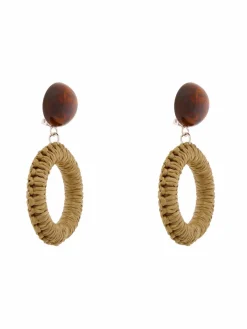 Orecchini a clip 2615751065650 Beige