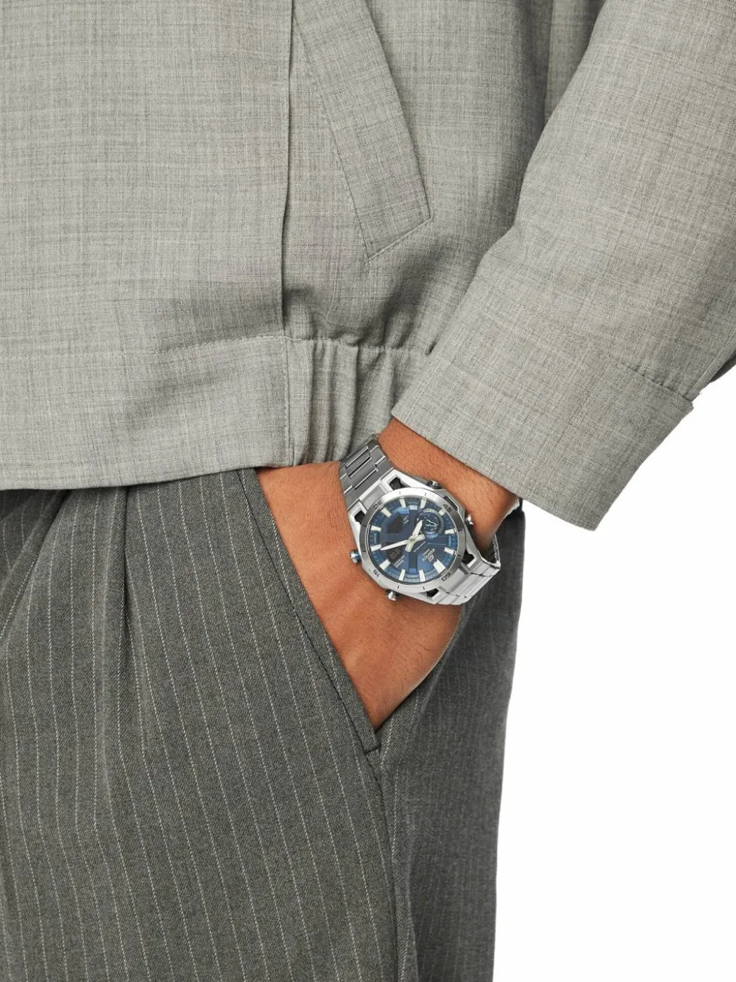 Orologio Edifice ECB-2300D-2AEF Argento