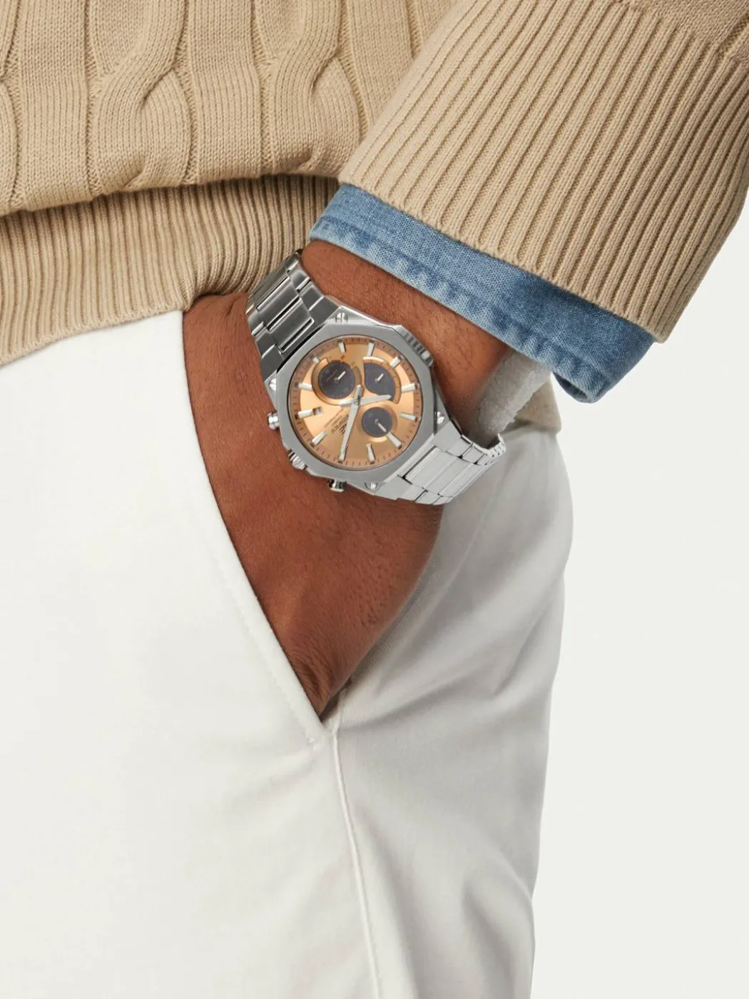 Orologio Edifice EFS-S570D-5AUEF Argento