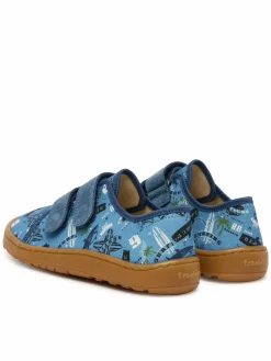 Pantofole Barefoot Canvas G1700440-6 D Blu