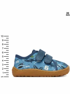 Pantofole Barefoot Canvas G1700440-6 M Blu
