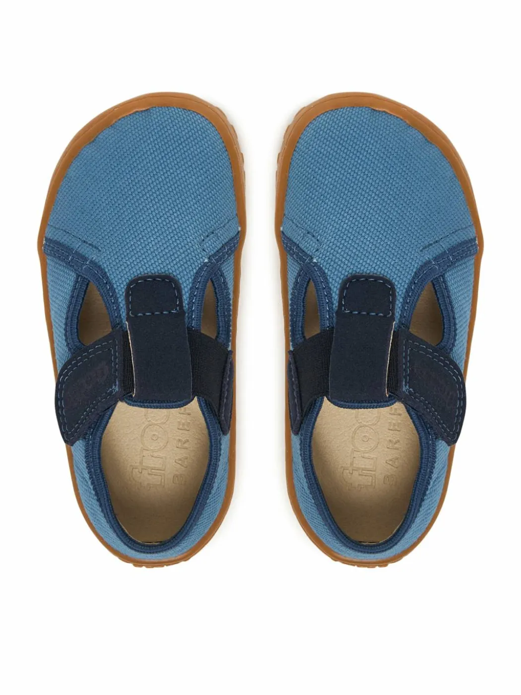 Pantofole Barefoot Canvas T-Bar G1700439-1 M Blu