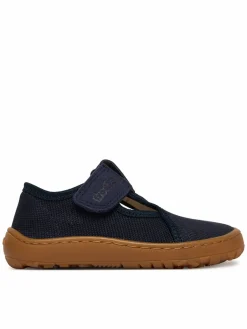Pantofole Barefoot Canvas T-Bar G1700439 M Blu scuro