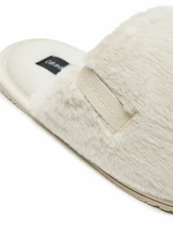 Pantofole Hotel Slipper Fur After Glow YW0YW01593 Écru