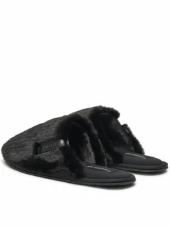 Pantofole Hotel Slipper Fur After Glow YW0YW01593 Nero