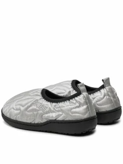 Pantofole Packable Outline Argento