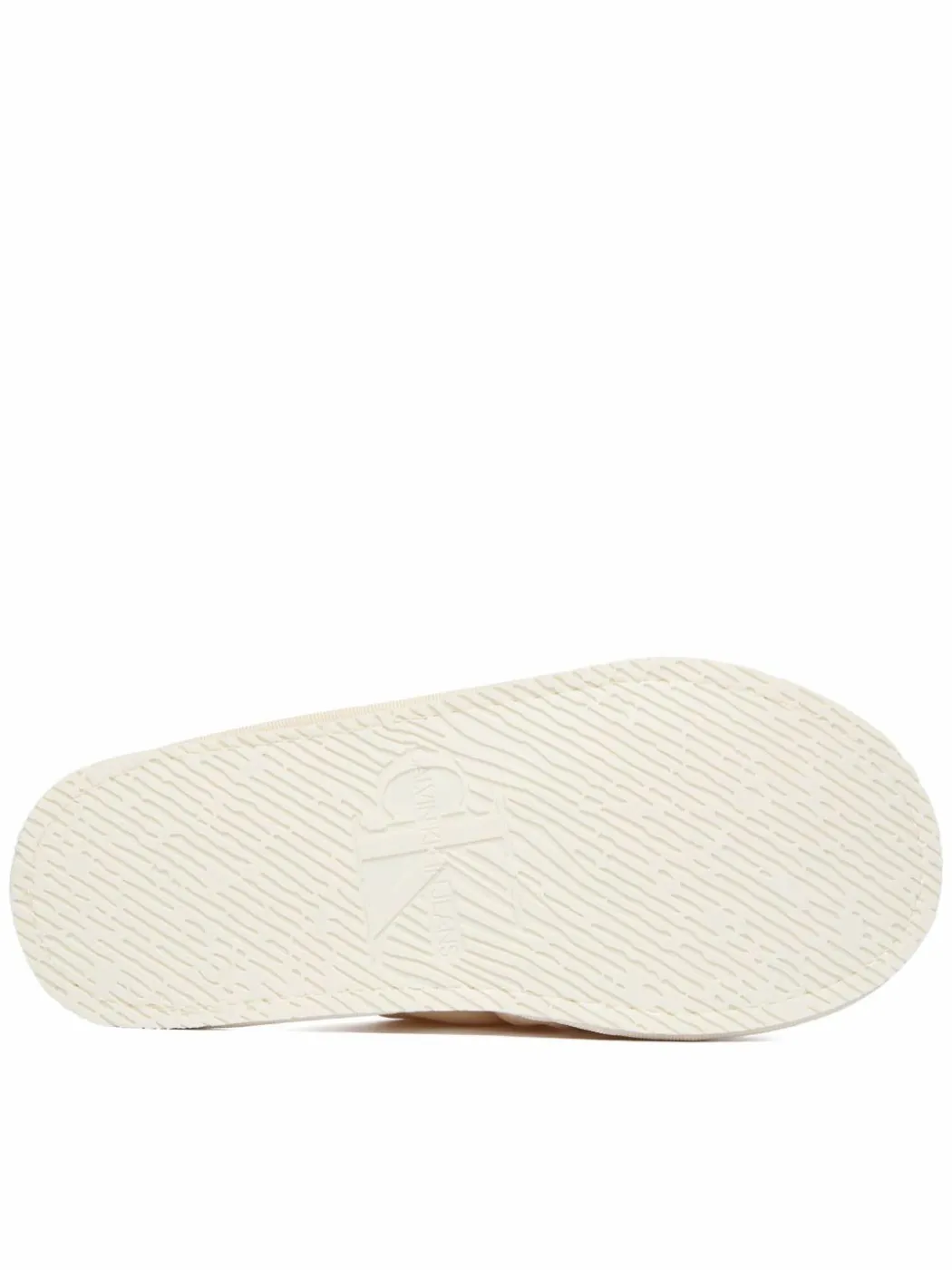 Pantofole Slipper Satin Moire YW0YW02053 Écru