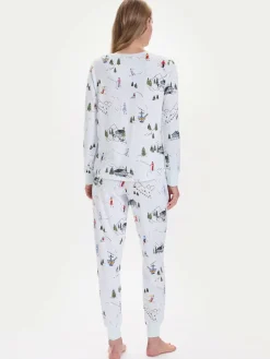 Pigiama KSI92765F Celeste Regular Fit