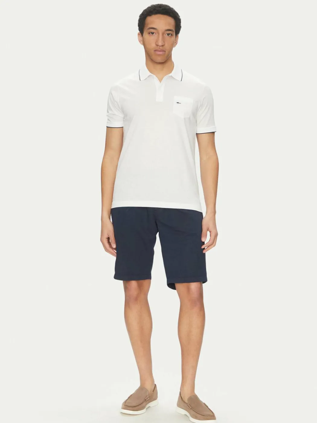 Polo 25411209 Bianco Regular Fit