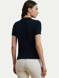 Polo 200932224002 Blu scuro Slim Fit