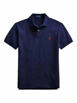 Polo Core Replen 710795080 Blu scuro Slim Fit