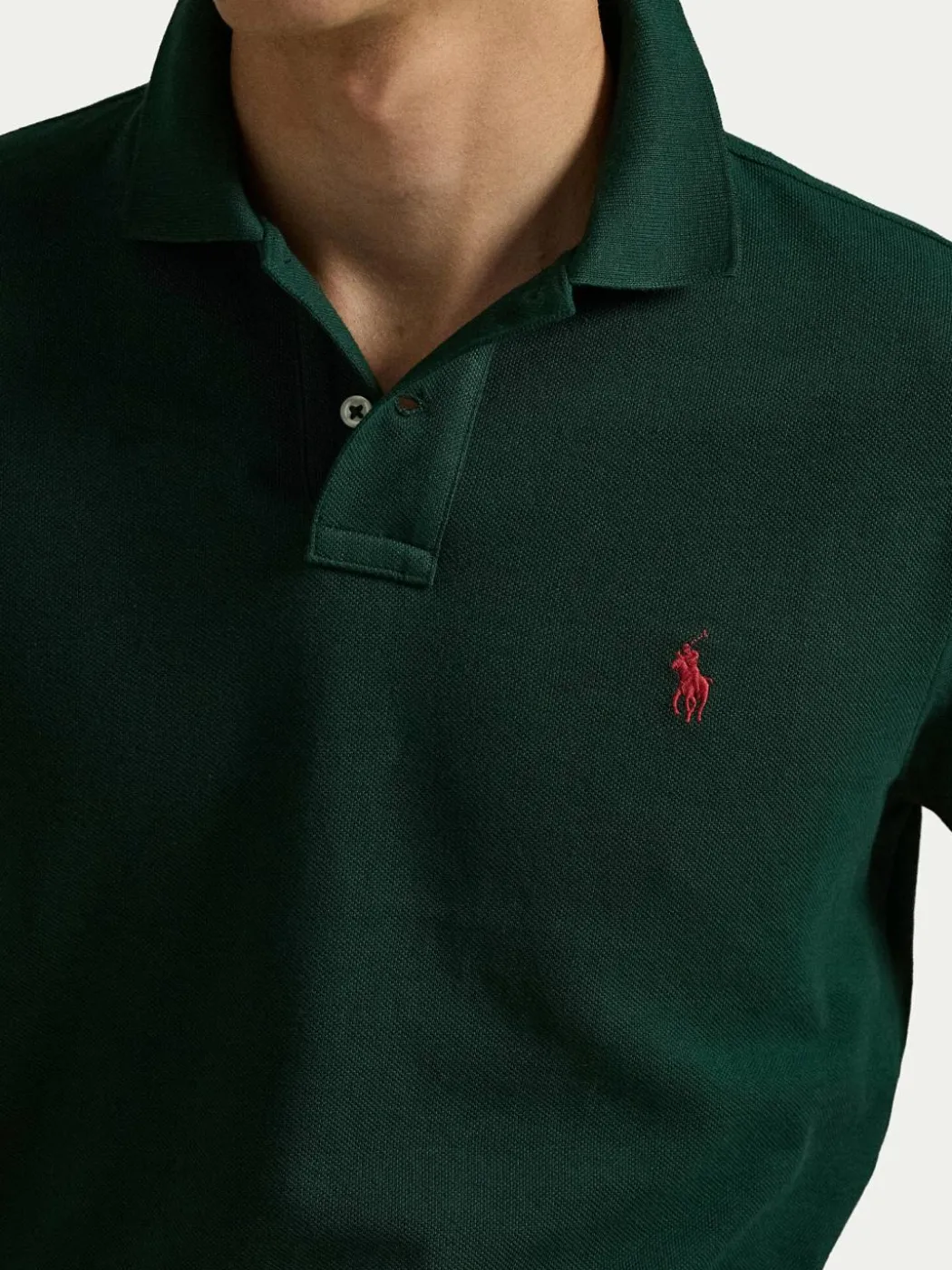 Polo Core Replen 710782592 Verde Custom Slim Fit