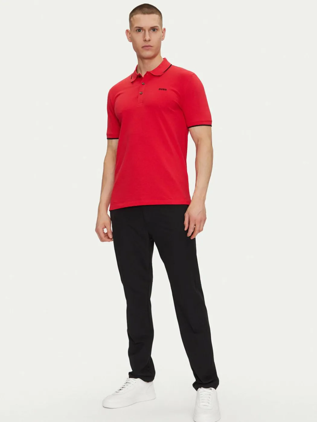 Polo Dinoso222 50467344 Rosso Slim Fit