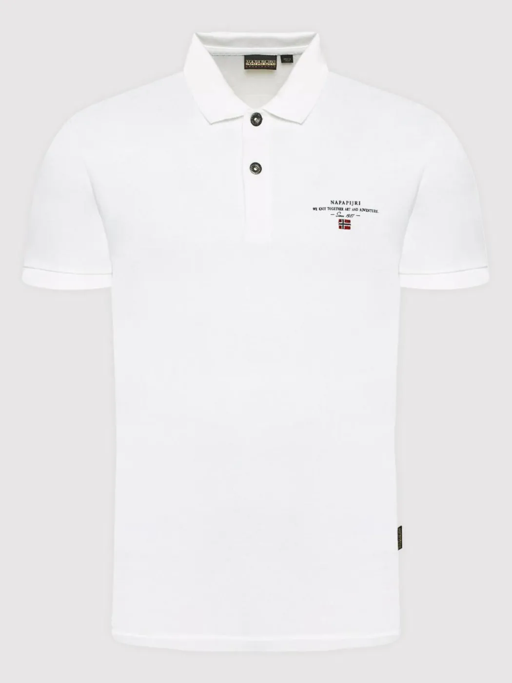 Polo Elbas NP0A4GDL Bianco Regular Fit