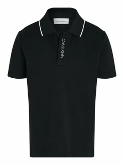 Polo Embro Logo IB0IB02370 Nero Regular Fit