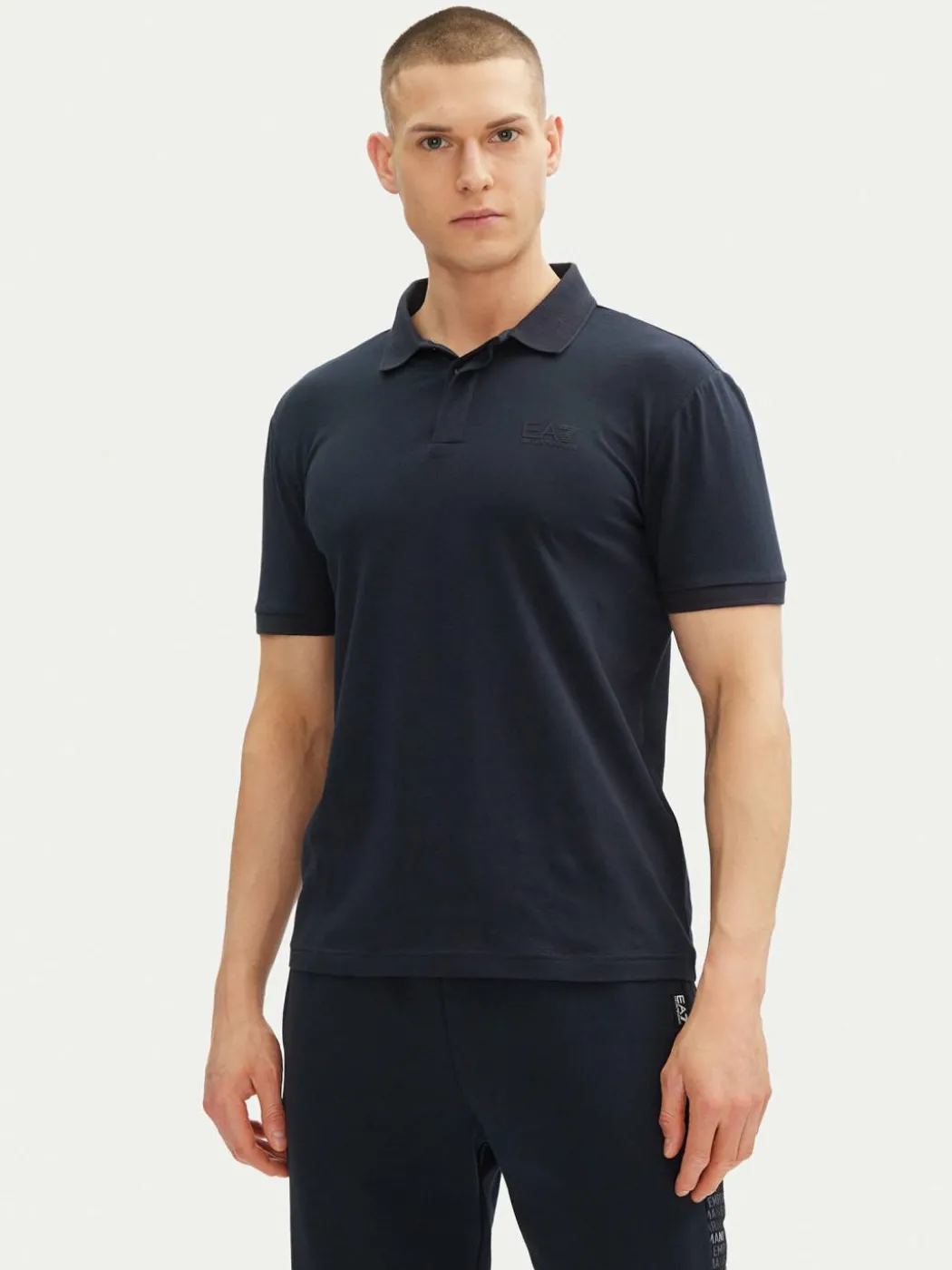 Polo 7M000228 AF10373 UB102 Blu scuro Regular Fit