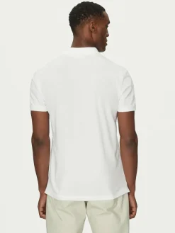 Polo Monologo J30J325664 Bianco Regular Fit