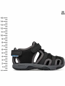 Sandali B Sandal Multy Boy B650FA 05014 C9999 M Nero
