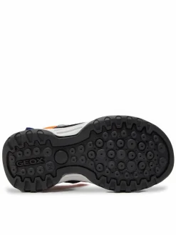 Sandali J Borealis Boy J450RE 01411 C0659 M Blu scuro