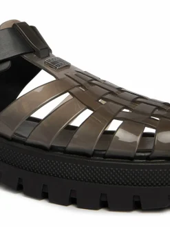 Sandali Jelly Chunky Cleat Fisherman EN02949 Nero