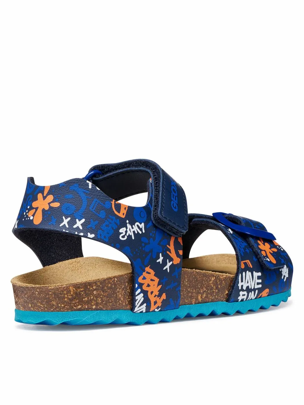Sandali J Ghita Boy J028LB 06A54 C0693 M Blu scuro