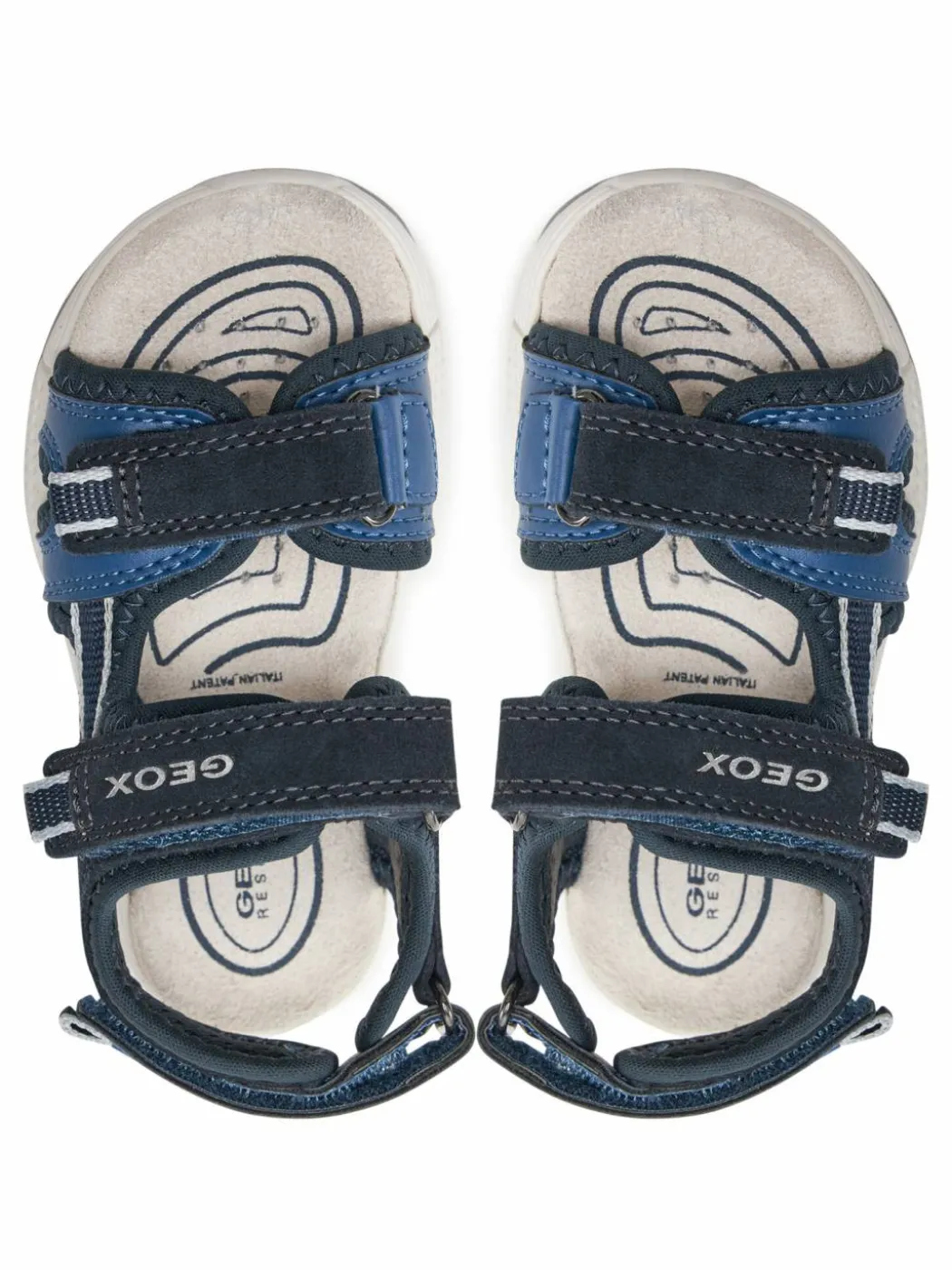 Sandali J Sandal Alben Boy J35AVA 01520 CF44M M Blu scuro