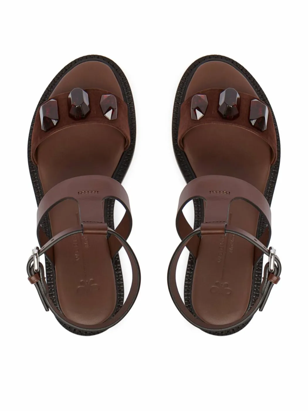 Sandali 2615521075600 Marrone