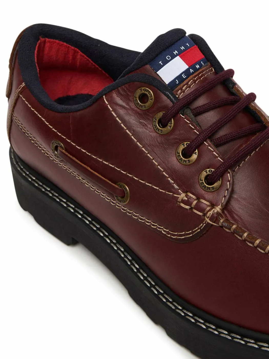Scarpe basse Archive '01 Boat Shoe Leather EM0EM01651 Marrone