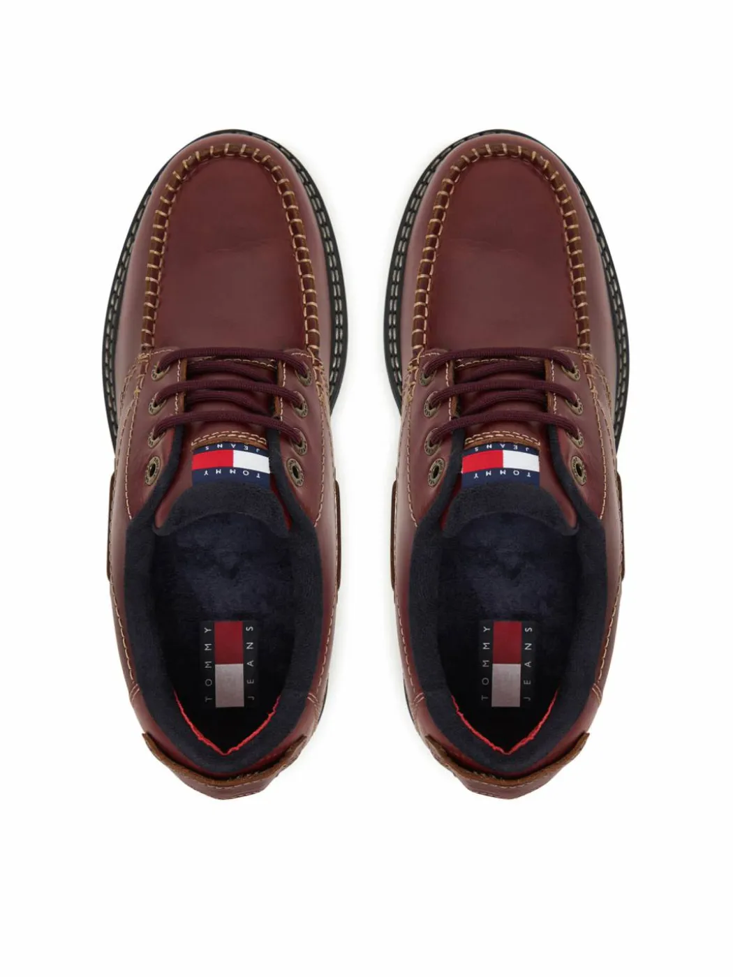 Scarpe basse Archive '01 Boat Shoe Leather EM0EM01651 Marrone