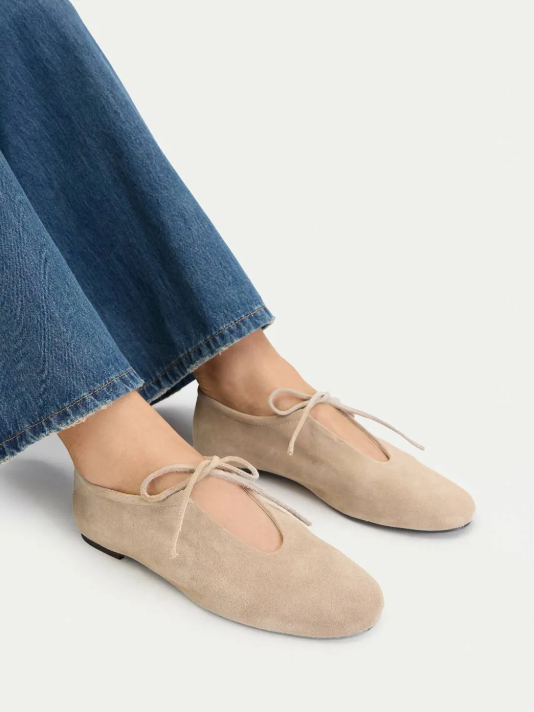 Scarpe basse EO-26SS10 Beige