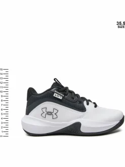 Scarpe da basket Grade School UA Lockdown 7 3028513 Bianco
