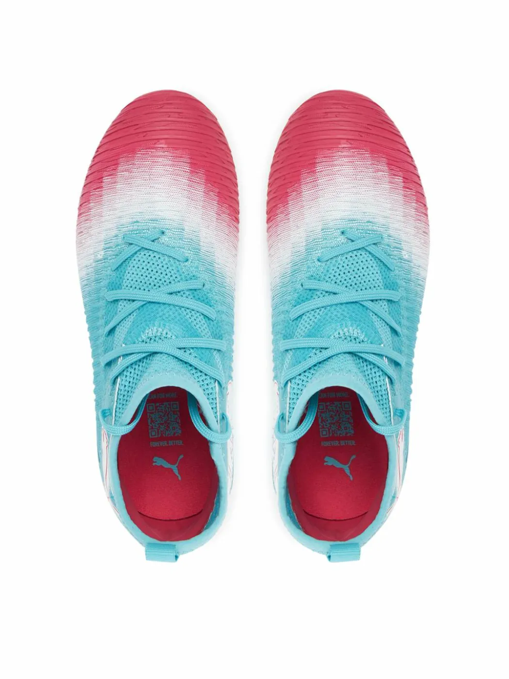 Scarpe da calcio Future 8 Match Re-Charge Fg/Ag Jr 108762 01 Celeste