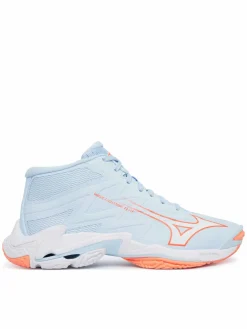 Scarpe indoor Wave Lightning Elite Mid V1GC2605 Azzurro chiaro