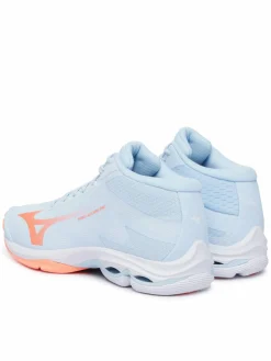 Scarpe indoor Wave Lightning Pro Mid V1GC2665 Azzurro chiaro