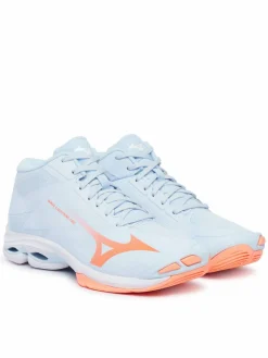 Scarpe indoor Wave Lightning Pro Mid V1GC2665 Azzurro chiaro