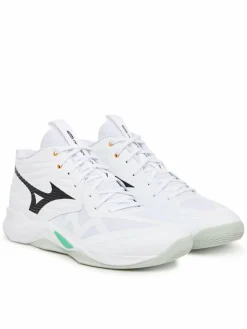 Scarpe indoor Wave Momentum Pro Mid V1GA2545 Bianco